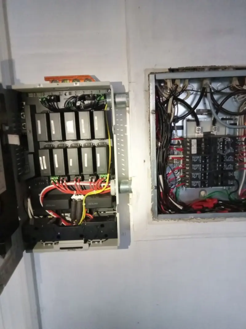 Electrical panel upgrade completed for Indoor Lighting Installation in Johnstown